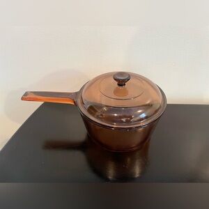 Pyrex Corning Vision Saucepan with Lid - amber color - V_1.5_C